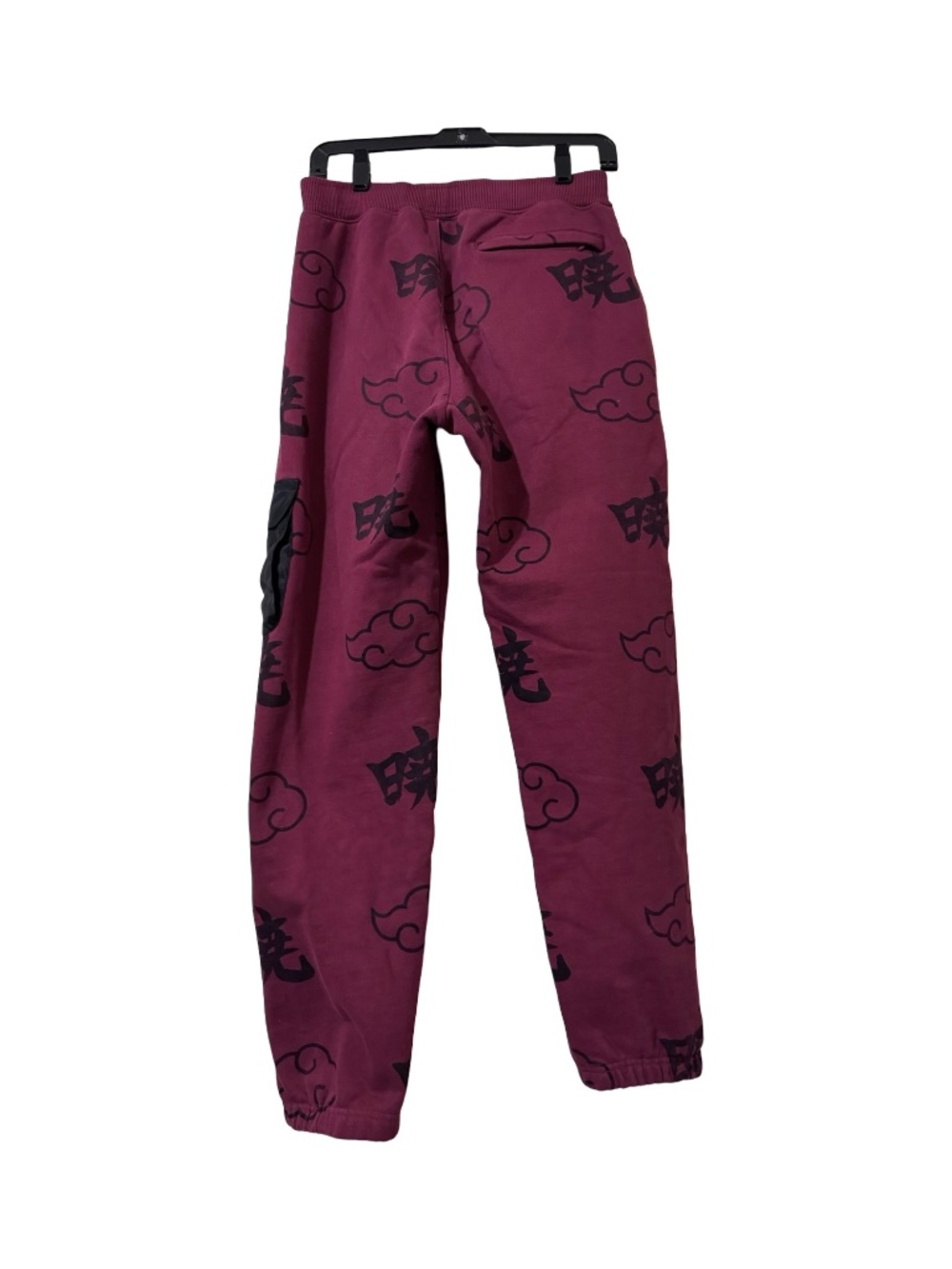 Primitive Naruto Shippuden Akatsuki Jogger Pants Burgundy Red Graphic Sweatpants - Picture 2 of 9